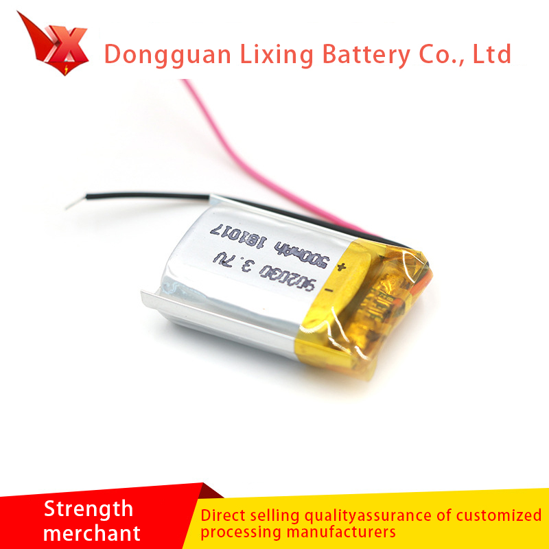 Manufacturer's direct sales report with CB lithium battery 902030 environmental protection lithium battery large capacity 500mah polymer battery