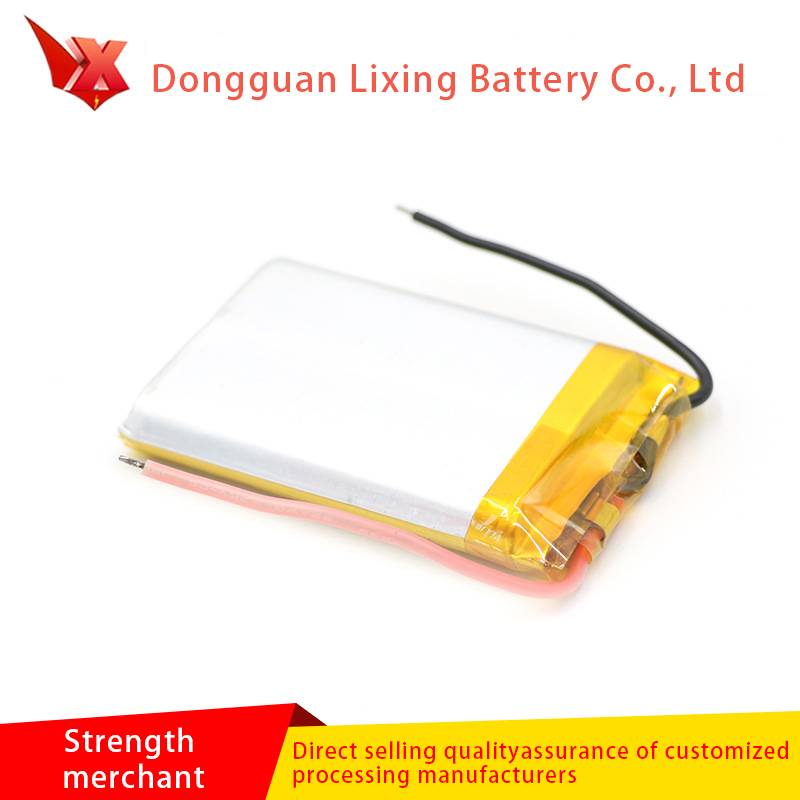 Factory direct selling lithium battery 804060-2500mah3 7V soft pack battery button electronic rechargeable lithium battery