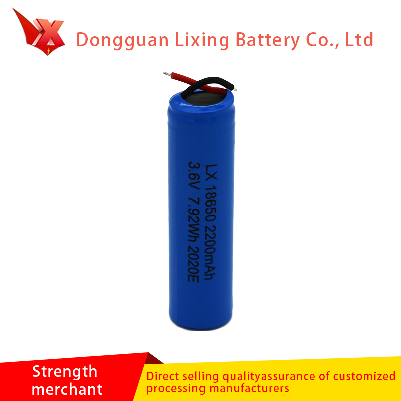 Factory sales 18650 lithium 2200mAh electric vehicle battery 3.7V charging cell solar battery has un38 certification