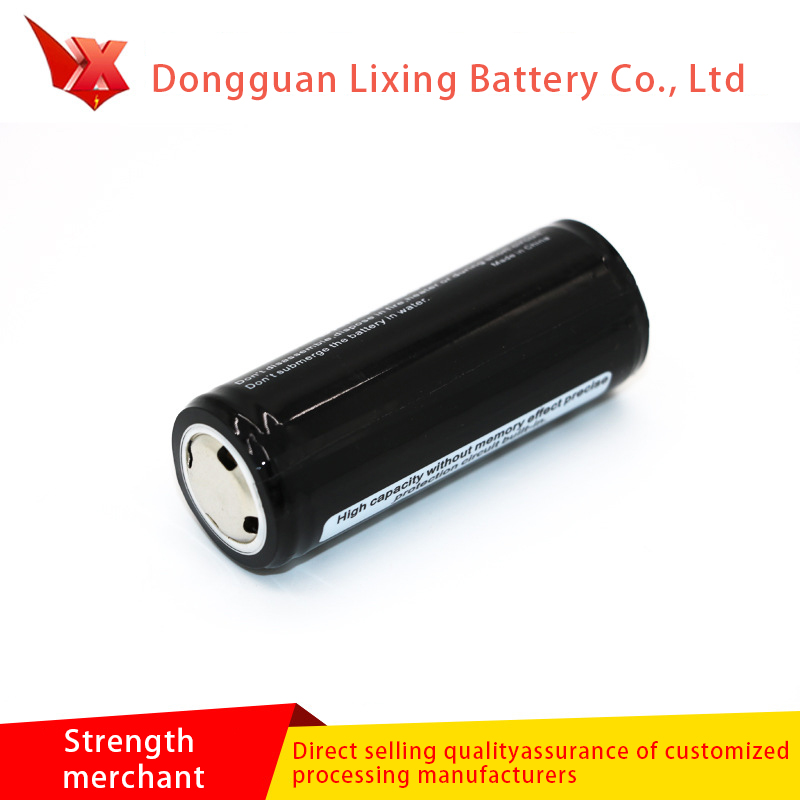 The manufacturer supplies 5000mAh polymer battery No. 2 rechargeable battery for 32650 lithium battery flashlight