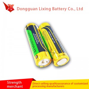 The factory directly supplies aa5 high-performance alkaline English French bilingual environment-friendly mercury free high-capacity column battery