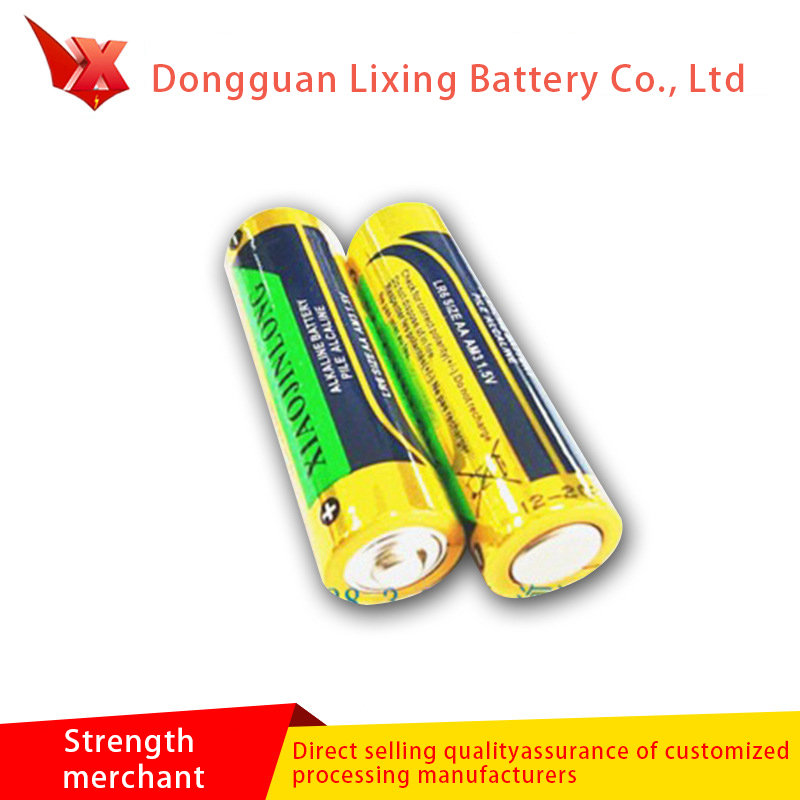 The factory directly supplies aa5 high-performance alkaline English French bilingual environment-friendly mercury free high-capacity column battery