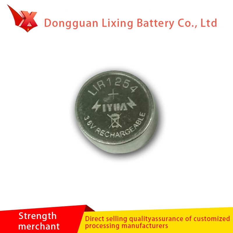 Manufacturer customized Bluetooth lir1254 button battery high capacity polymer lithium battery rechargeable battery