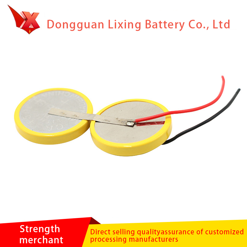 Battery manufacturer's special battery for small flashlight CR2032 3.0V button battery welding leg processing combination