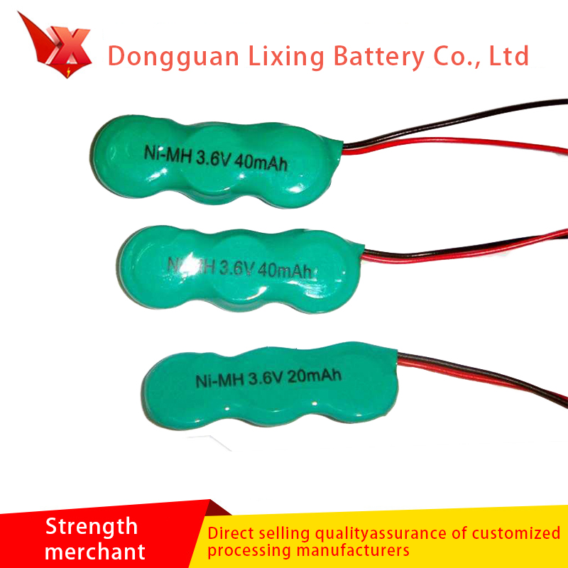 Factory directly supplied 40H 40mAh 3.6V Ni-MH rechargeable battery pack, special Ni MH battery for flashlight